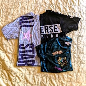 Last chance!! 3 Piece Girls Shirts Bundle EUC - Size L